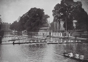 Die Themse in Oxford, Die Achter nach einem Rennen