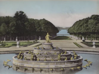 Bassin de Latone, Becken von Latona (Farbfoto)