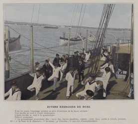 Verschiedene Boxübungen