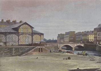 Nantes, Die Insel Feydeau (Farbfoto)