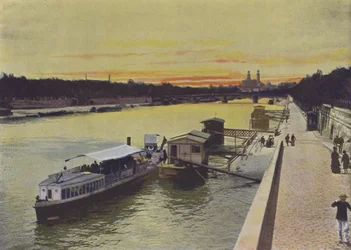 Paris, Die Seine (Farbfoto)