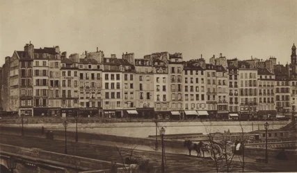 Quai Le Pelletier um 1855, jetzt Teil des Quai de Gesvres