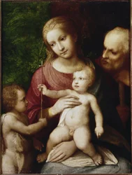 Heilige Familie mit Johannes dem Täufer als Kind