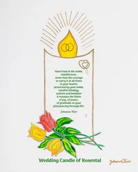 Hochzeitskerze von Rosental