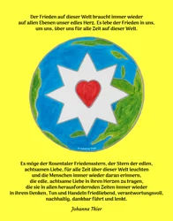 Der Rosentaler Friedensstern für diese Welt