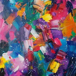 Wanddeko für Drucke: Moderne Abstraktionsmalerei