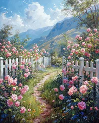 Schöne Landschaft auf dem Land