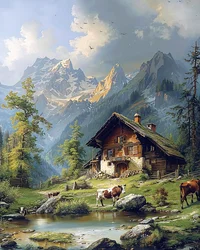 Schöne Herbstlandschaft