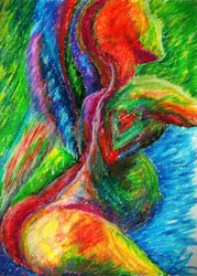 Schwangerschaft in bunt