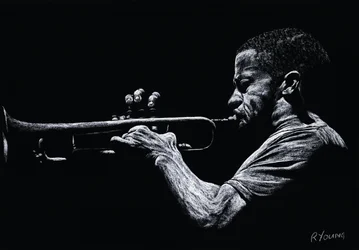 Zeitgenössischer Jazz-Trompeter