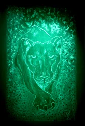 Der Panther - grün