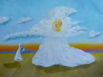 Landschaft mit Nase