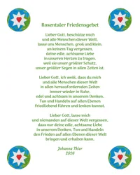 Rosentaler Friedensgebet