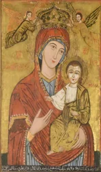 The famous St Mary icon present in many churches.