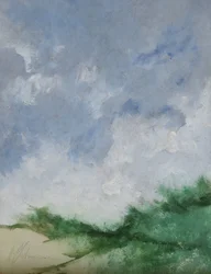 Büsche am Strand