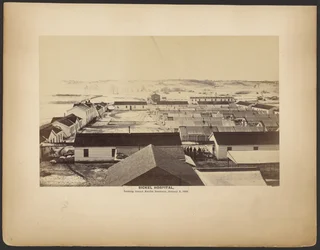 Sickel Hospital, Blick Richtung Fairfax Seminary, 5. Januar 1864