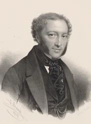 Porträt des Pianisten und Komponisten Ignaz Moscheles 1794-1870