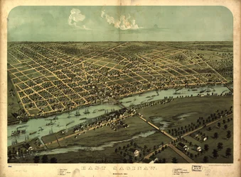 East Saginaw, Michigan, 1867