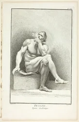 Entwurf: Akademische Figur, aus Encyclopédie