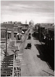 Eine Straße in Bagdad, Irak, 1925