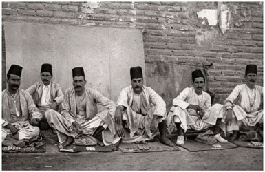 Türkische Geldwechsler, Bagdad, Irak, 1925