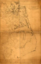Küste von North Carolina und Virginia