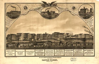 Mühlen und Fabriken der Stadt Battle Creek, Calhoun Co., Mich.