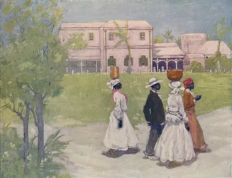 Ein Schwarzer auf dem Weg zur Arbeit, Barbados, 1916