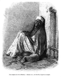 Eine Frau aus Santa Marta, Kolumbien, 19. Jahrhundert