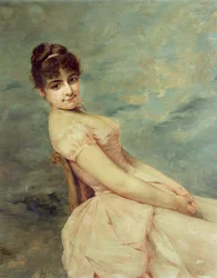 Porträt einer jungen Frau