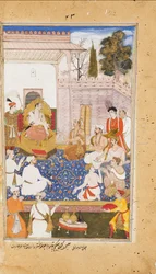 Bhishma berät Yudhishthira über die Natur der vier Varnas oder Kasten