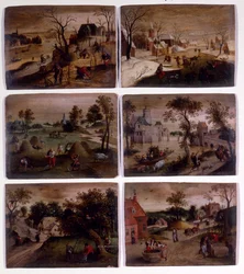 Januar, Februar, Mai, Juni, September und Oktober