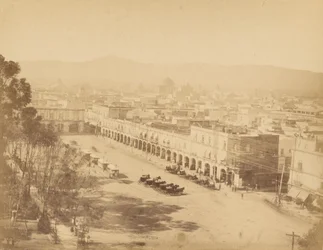 Vistas Mexicanas. Mexiko, Mercaderes Portal.
