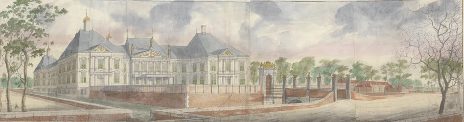 Das Haus in Honselaersdijk und Umgebung, vom Vorplatz aus gesehen