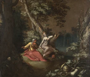 Landschaft mit Vertumnus und Pomona