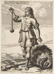 David mit dem Kopf von Goliath, 1651