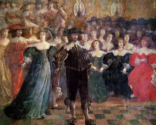 Der Hofball (Detail)