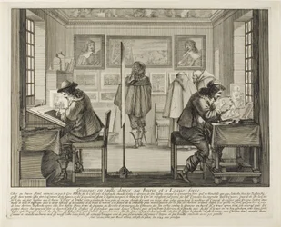 Der Graveur und der Radierer, 1642
