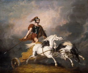 Der Wagen von Cuthullin: "Der Kriegswagen kommt wie die Flamme des Todes, 1815