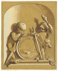 Allegorie mit zwei Putti