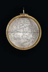Zwei außergewöhnliche terrestrische und himmlische Globen, unterstützt von Herkules und Atlas, Augsburg, 1697-99