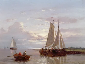 Boote auf der Schelde