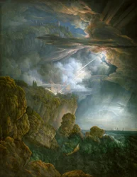 Nächtliches Gewitter in Cefalù