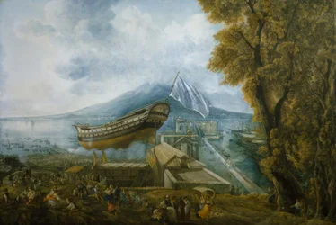 Stapellauf der "Archimede"