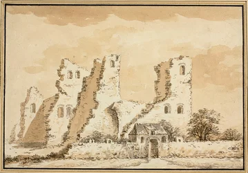 Burg Altena, in der Nähe von Delft, abgerissen 1572
