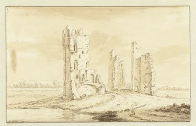 Ruine des Hauses in Kleef bei Haarlem