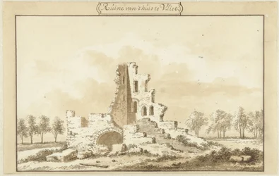 Ruine des Hauses zu Vliet in der Lopikkerwaard