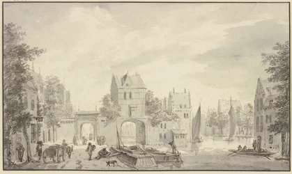 Zwei Stadttore zu Wasser und zu Land