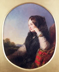 Porträt der Gräfin Eugenie (1826-1920), 1846