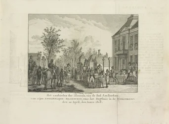 Übergabe der Stadtschlüssel an Louis Napoleon, 1808